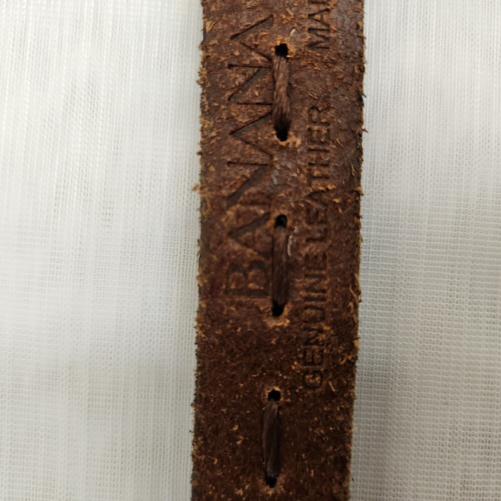 Banana Republic Belt Women's M Brown Genuine Leather Copper Chain Biker Belt - Picture 14 of 15